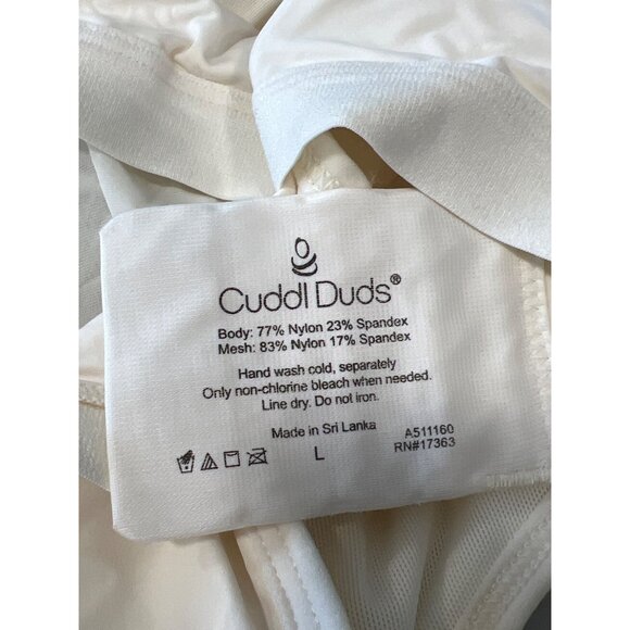 Cuddl Duds Set of 2 Smooth Micro Extra Support Bralette Blue Whisper White Large - Picture 3 of 6